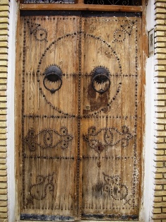 Porte en bois de mûrier