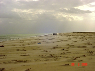 Plage de Sidi El Mekki, un jour d'hiver