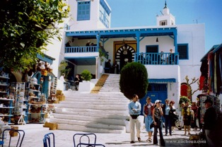 SIDI BOU SAID  caf des nattes